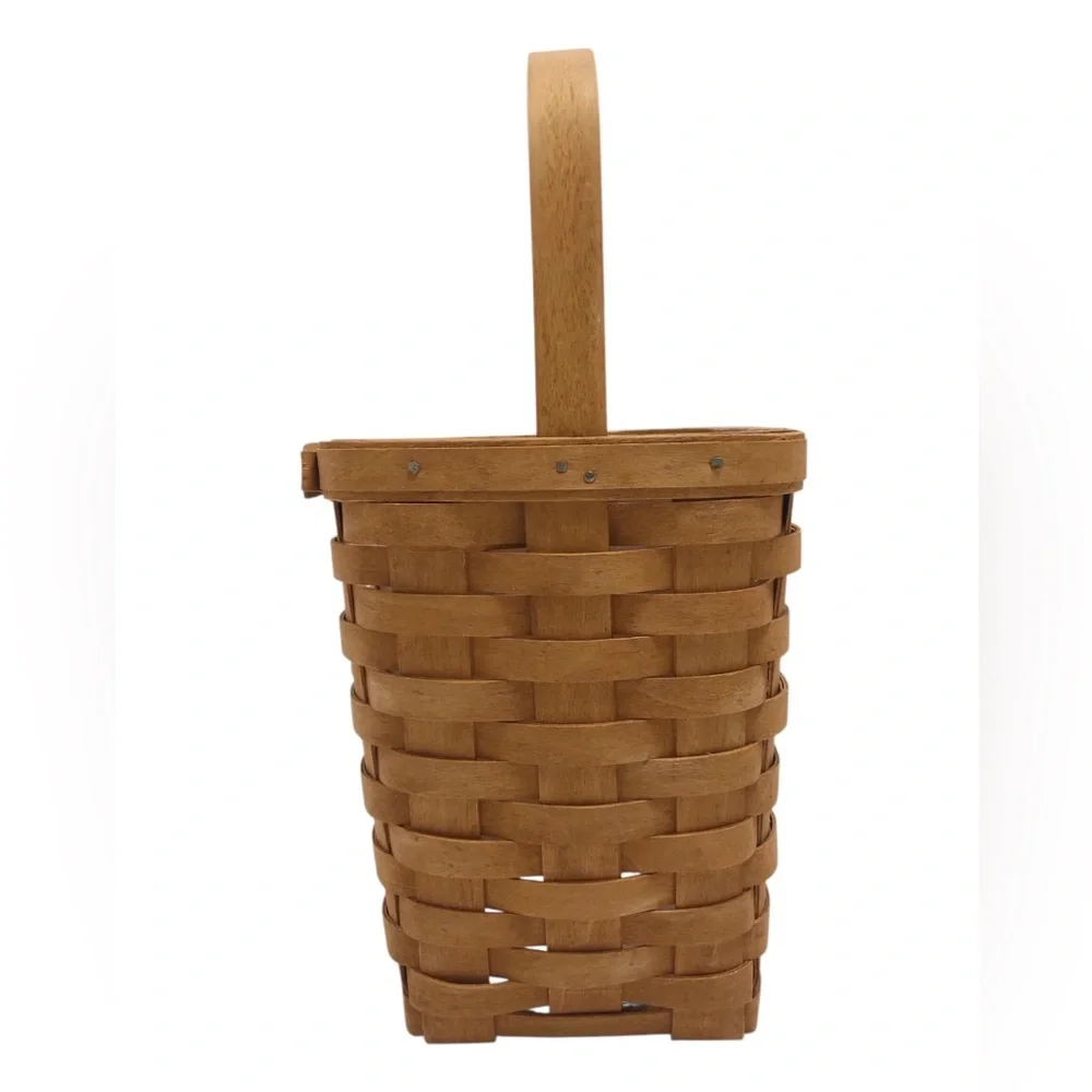 Longaberger | Tall Peg Basket with Handle & Liner